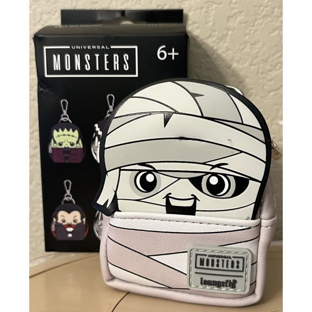Loungefly Universal Monsters Mystery Mini Backpack Mummy Bag Charm Key Chain New